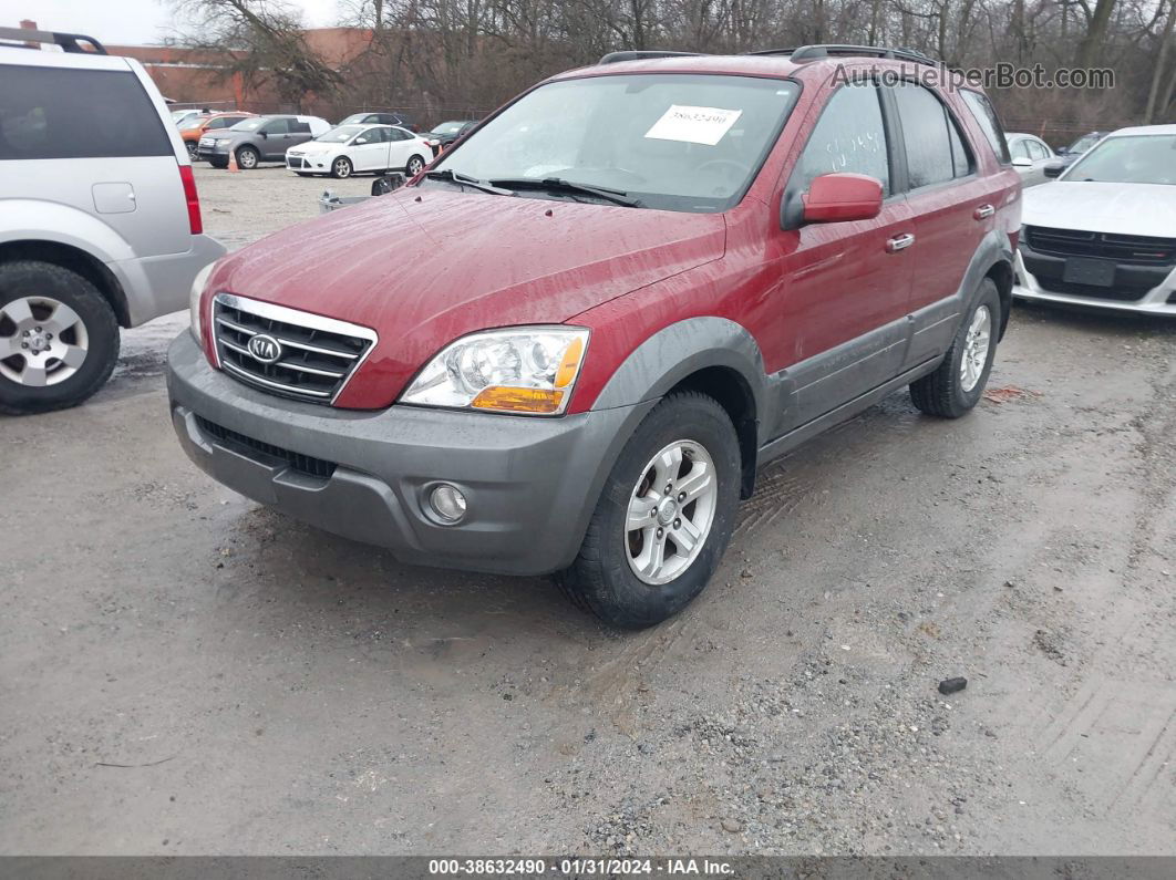 2008 Kia Sorento Ex Red vin: KNDJC736885852681