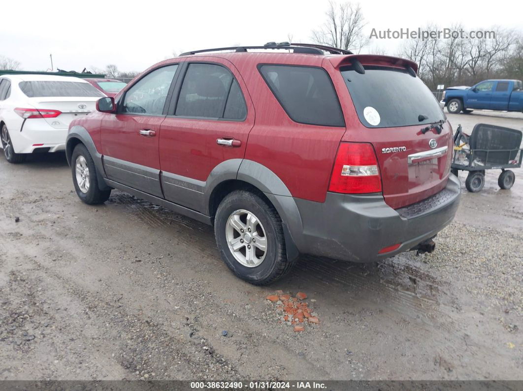 2008 Kia Sorento Ex Red vin: KNDJC736885852681