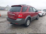 2008 Kia Sorento Ex Red vin: KNDJC736885852681