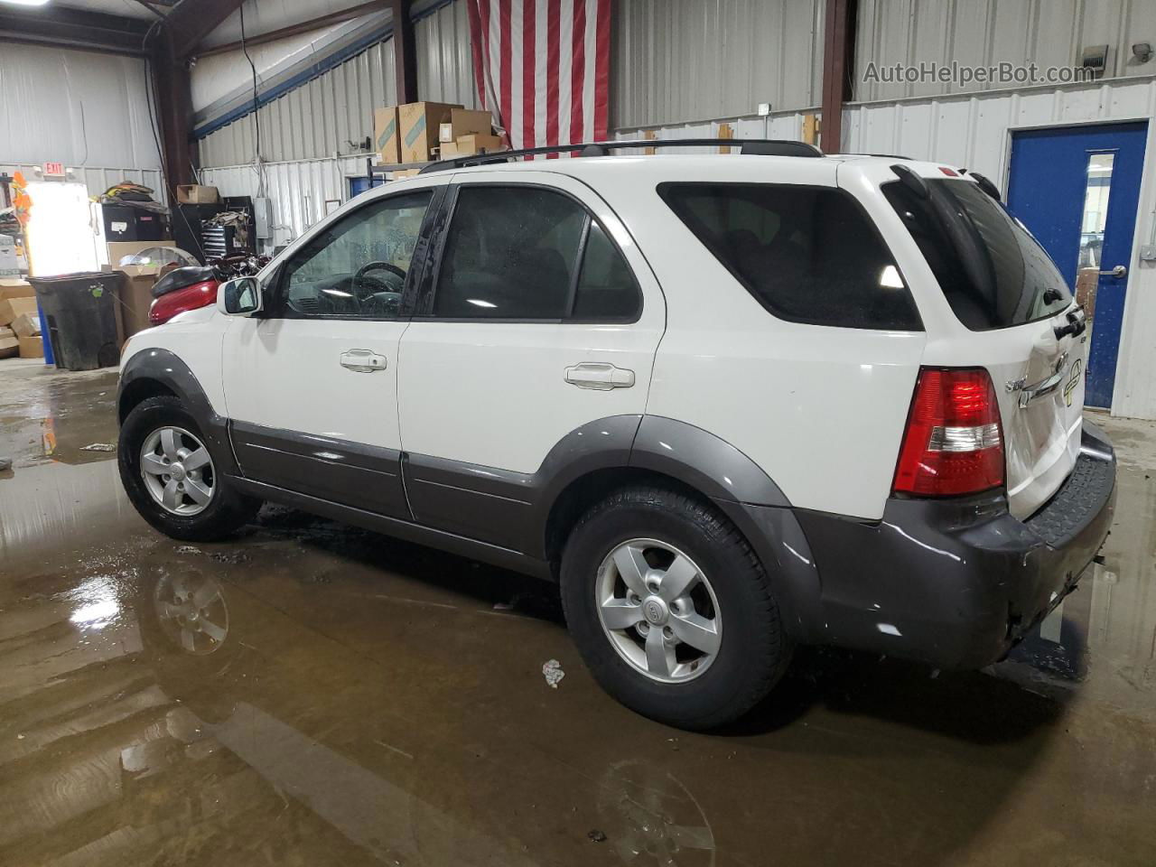 2008 Kia Sorento Ex White vin: KNDJC736X85863133