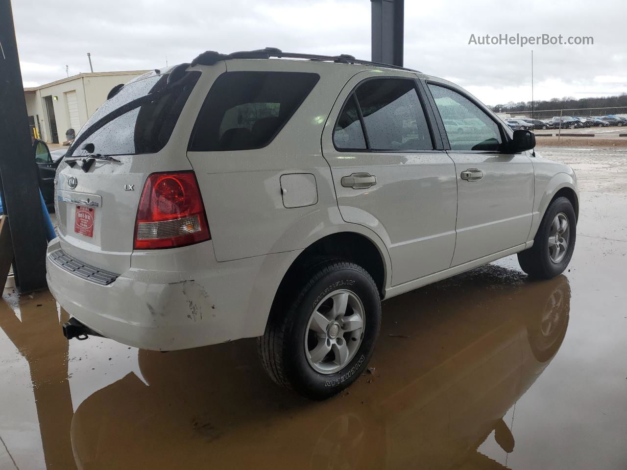 2006 Kia Sorento Ex White vin: KNDJD733065525689