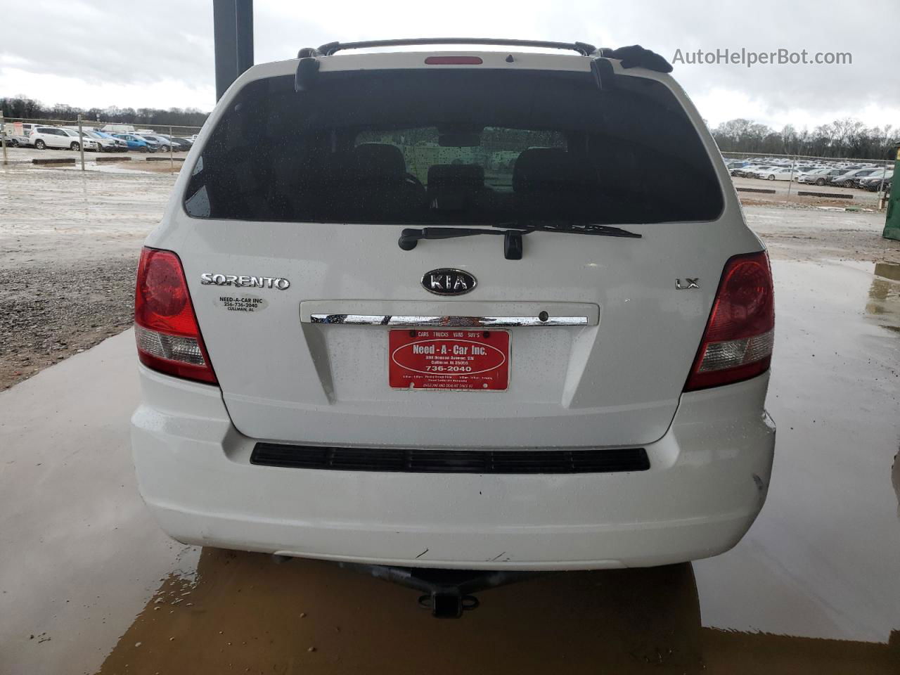 2006 Kia Sorento Ex White vin: KNDJD733065525689