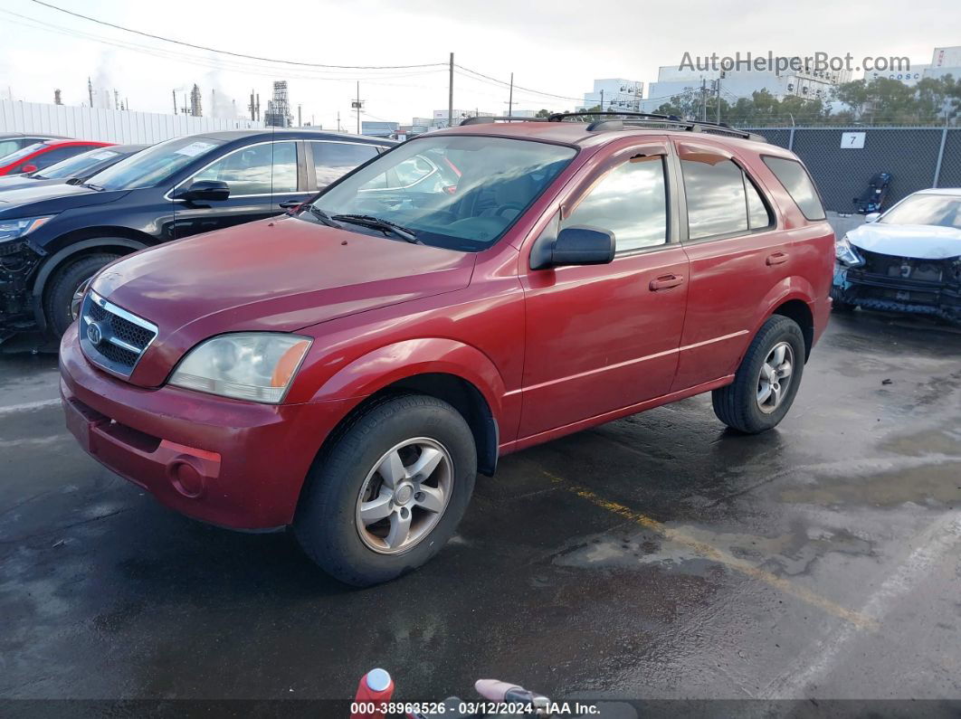 2006 Kia Sorento Ex/lx Red vin: KNDJD733065528074