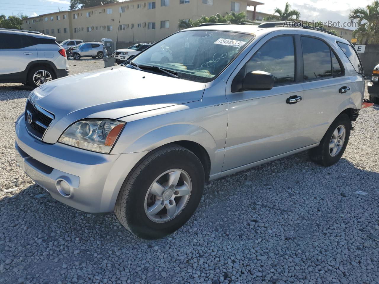 2006 Kia Sorento Ex Silver vin: KNDJD733065596441