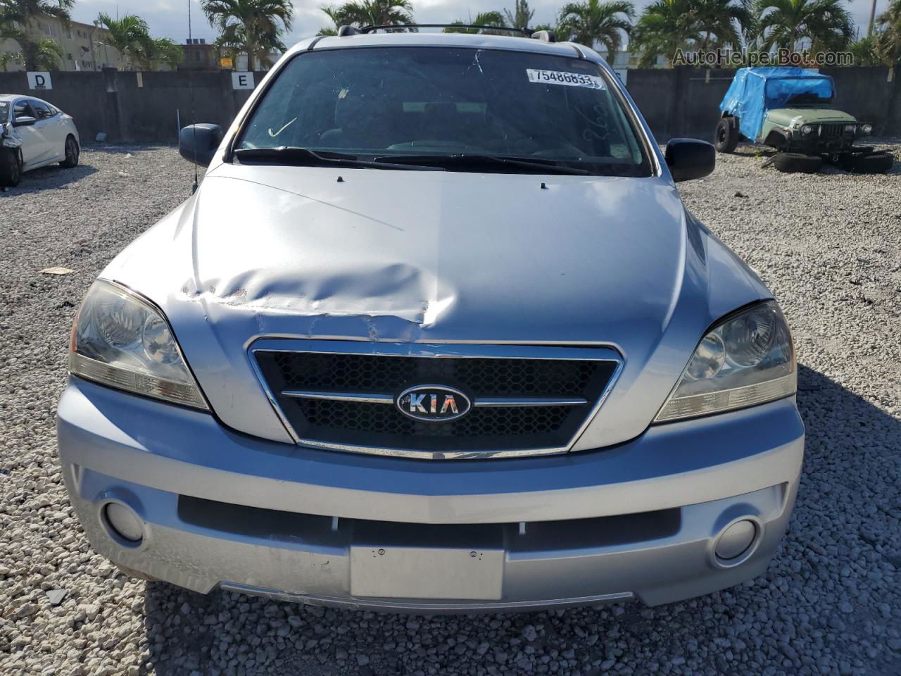 2006 Kia Sorento Ex Silver vin: KNDJD733065596441