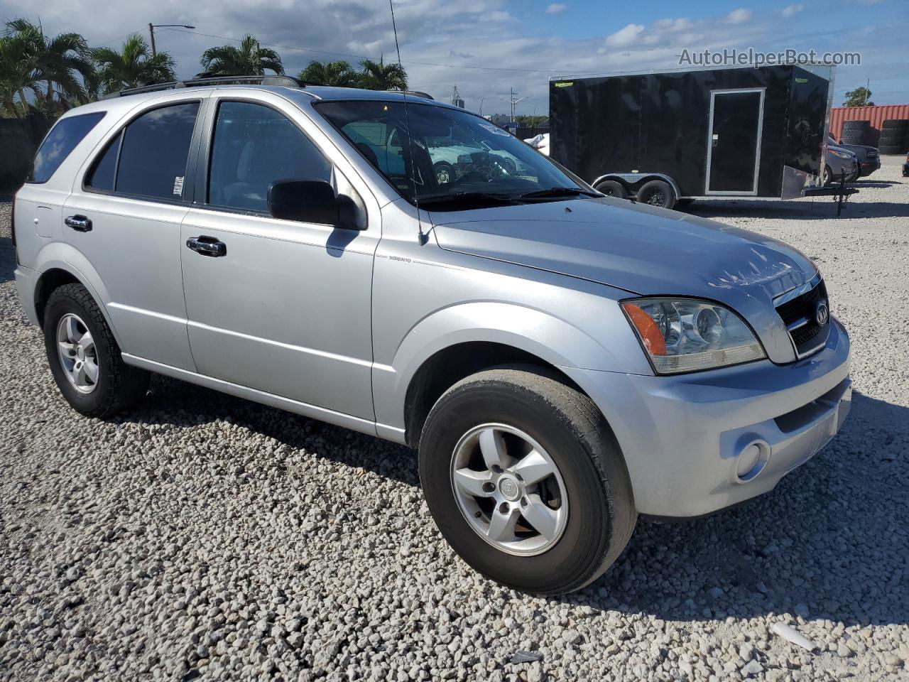 2006 Kia Sorento Ex Silver vin: KNDJD733065596441