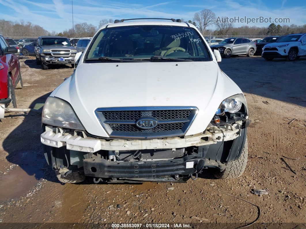 2006 Kia Sorento Ex/lx White vin: KNDJD733065627543