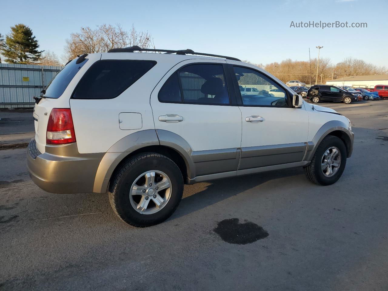 2006 Kia Sorento Ex White vin: KNDJD733065643807