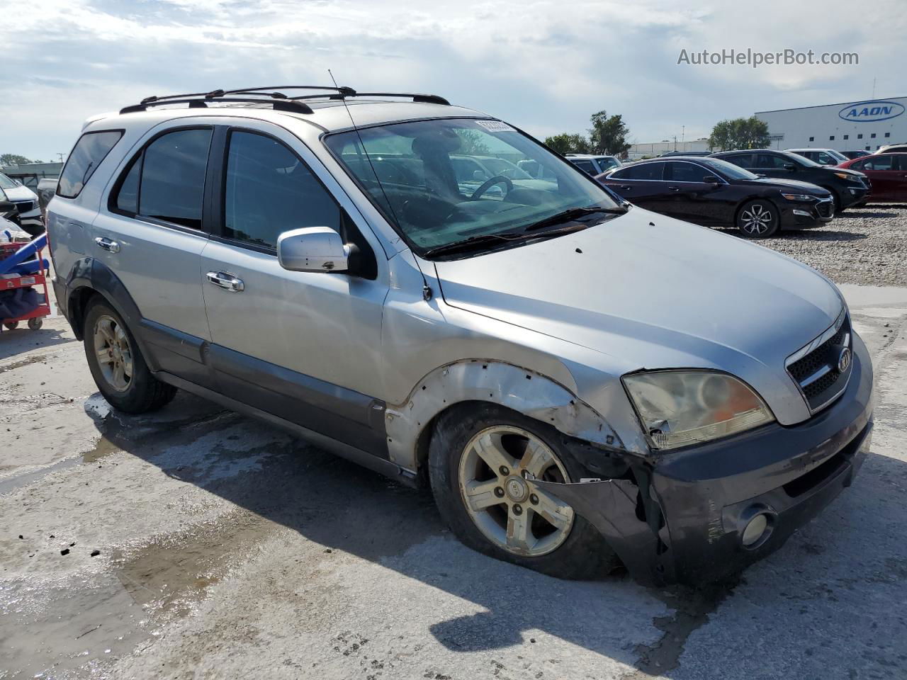 2006 Kia Sorento Ex Silver vin: KNDJD733065647808