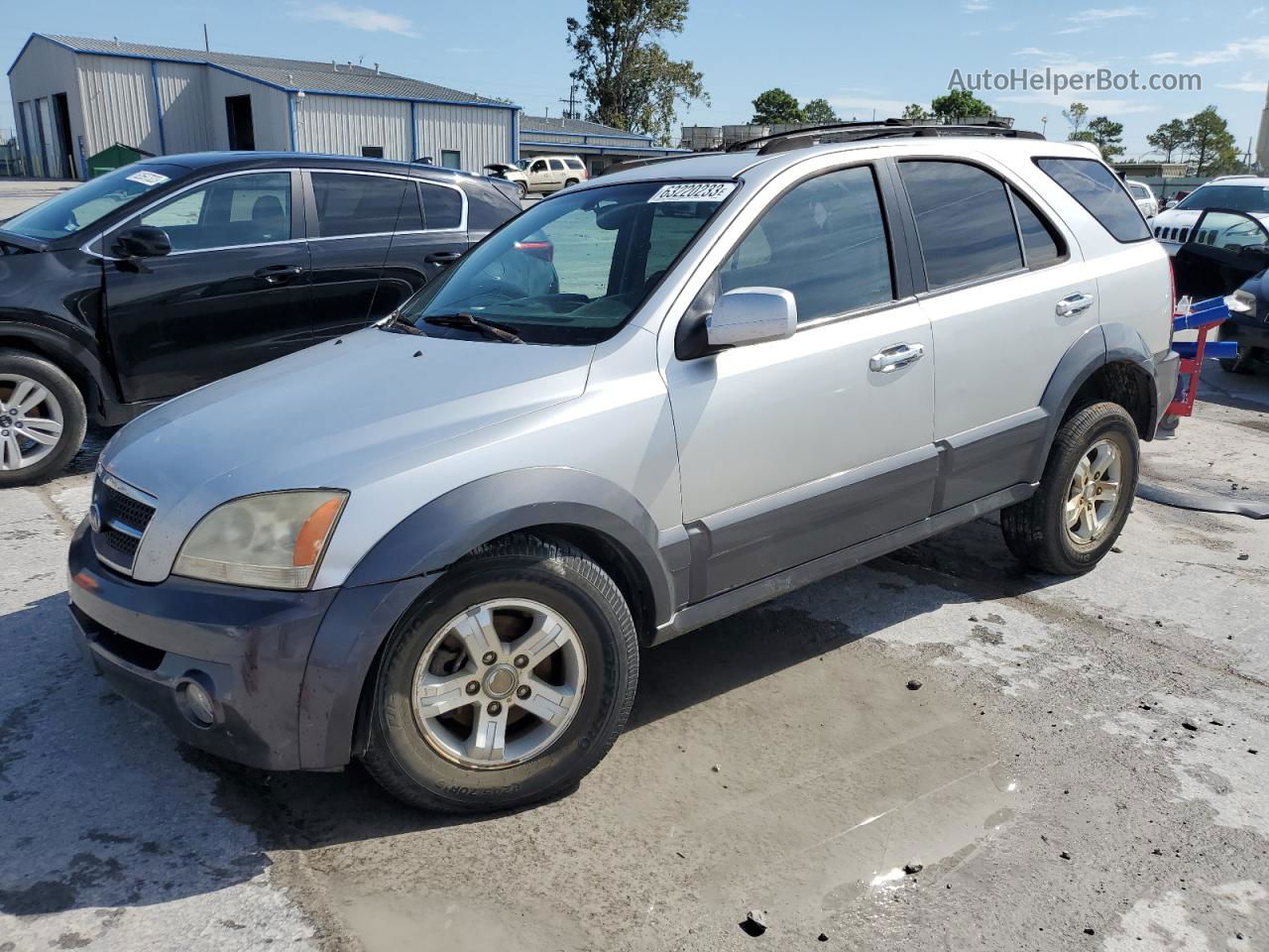 2006 Kia Sorento Ex Silver vin: KNDJD733065647808