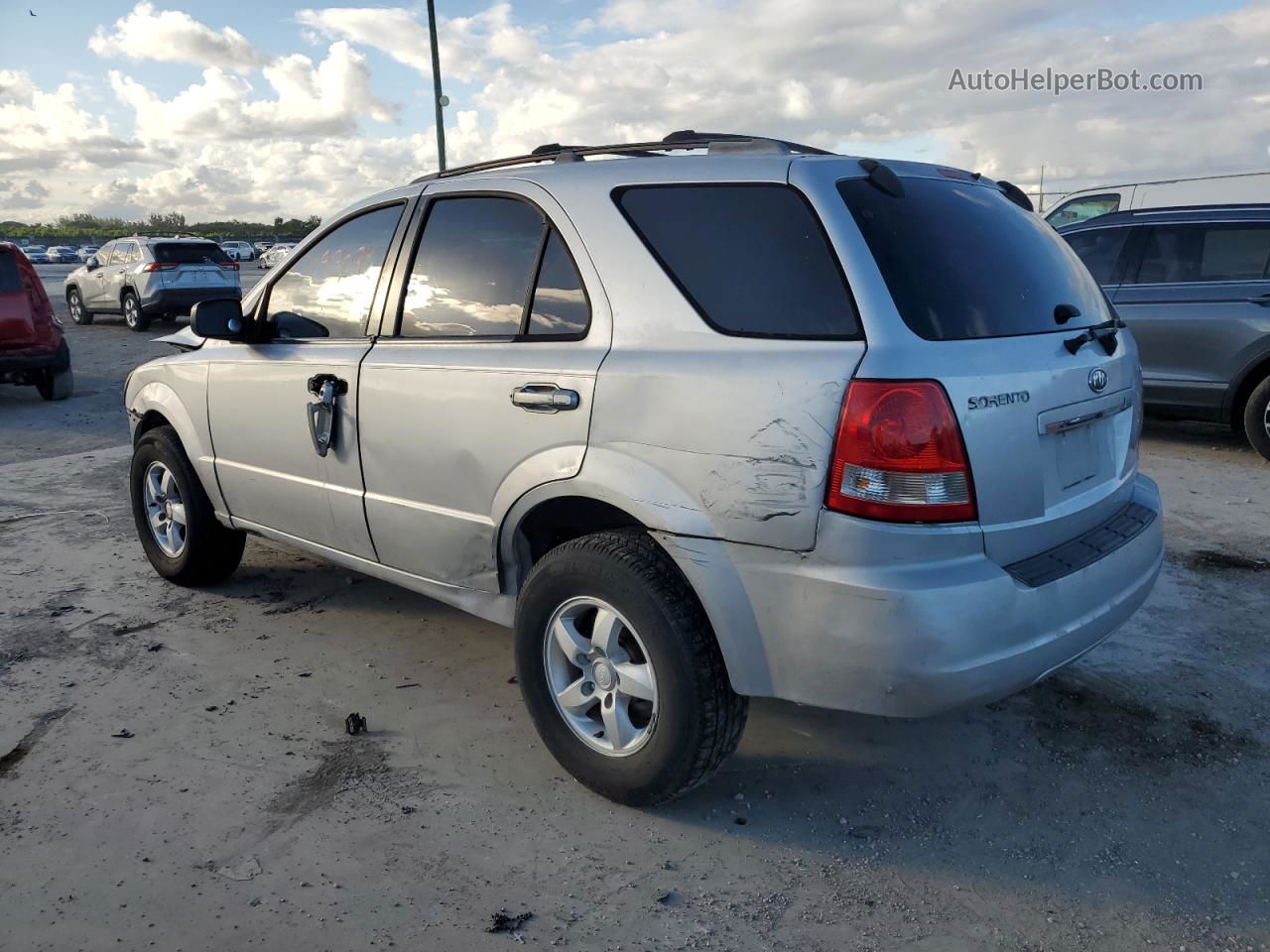 2006 Kia Sorento Ex Silver vin: KNDJD733165520100