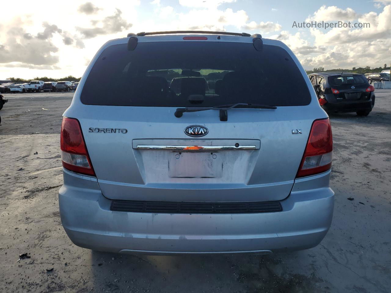 2006 Kia Sorento Ex Silver vin: KNDJD733165520100