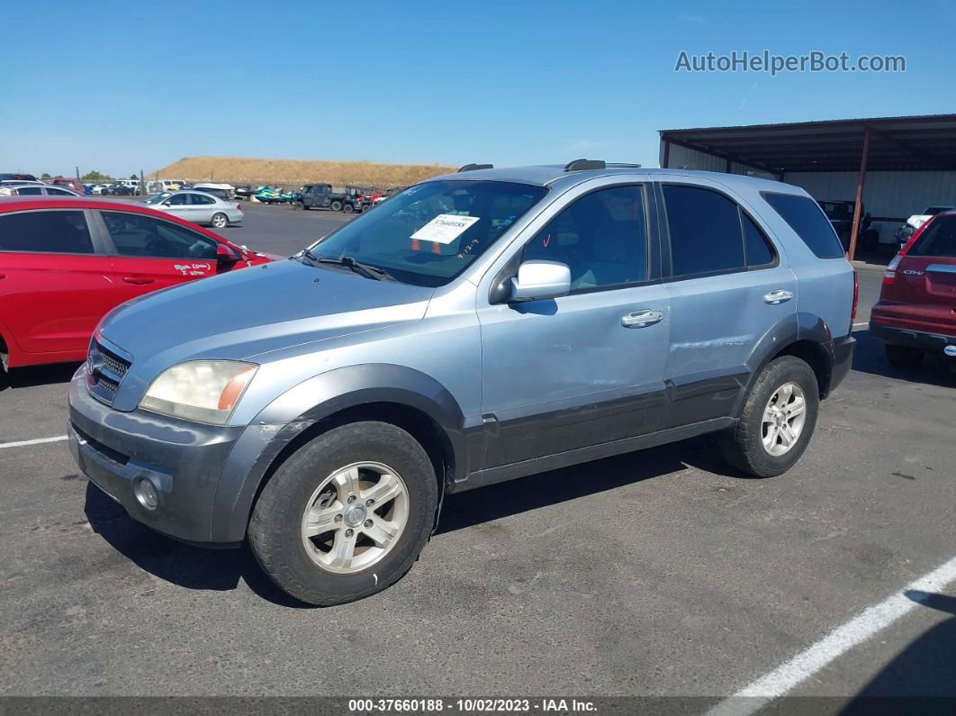 2006 Kia Sorento Lx/ex Blue vin: KNDJD733165567434