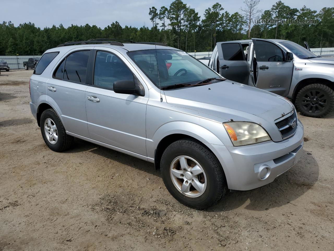 2006 Kia Sorento Ex Silver vin: KNDJD733165634744