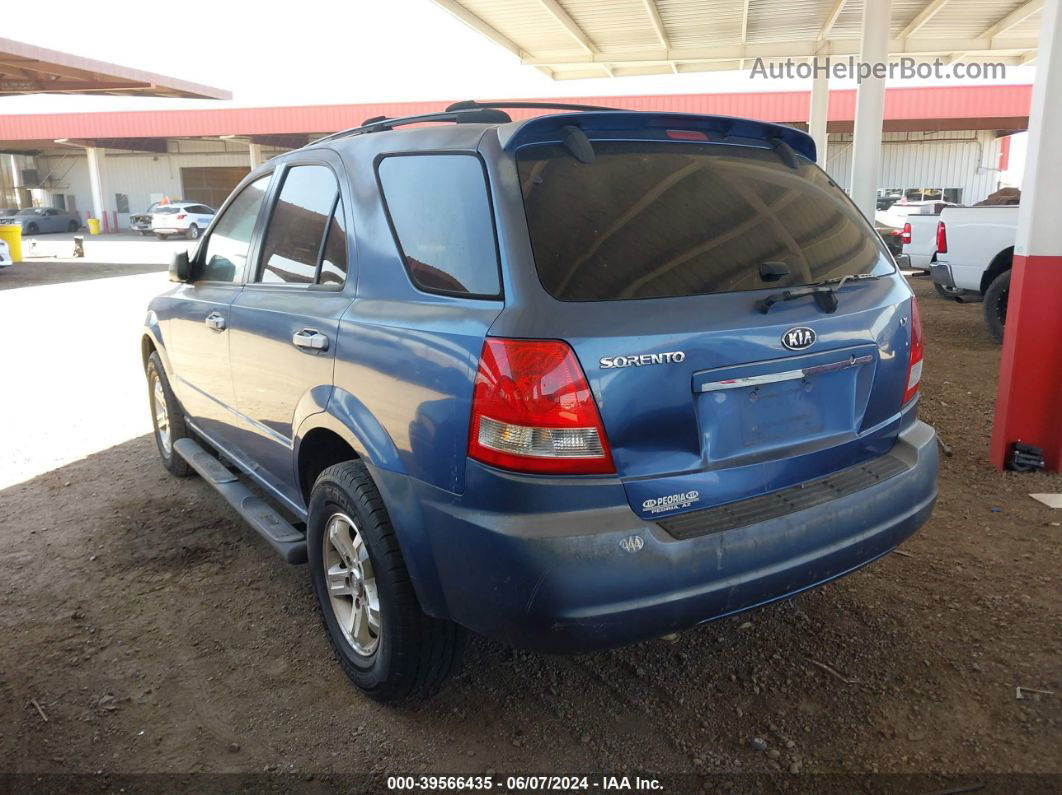 2006 Kia Sorento Ex/lx Blue vin: KNDJD733265505881