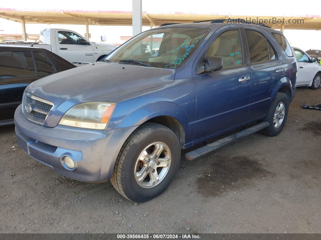 2006 Kia Sorento Ex/lx Blue vin: KNDJD733265505881