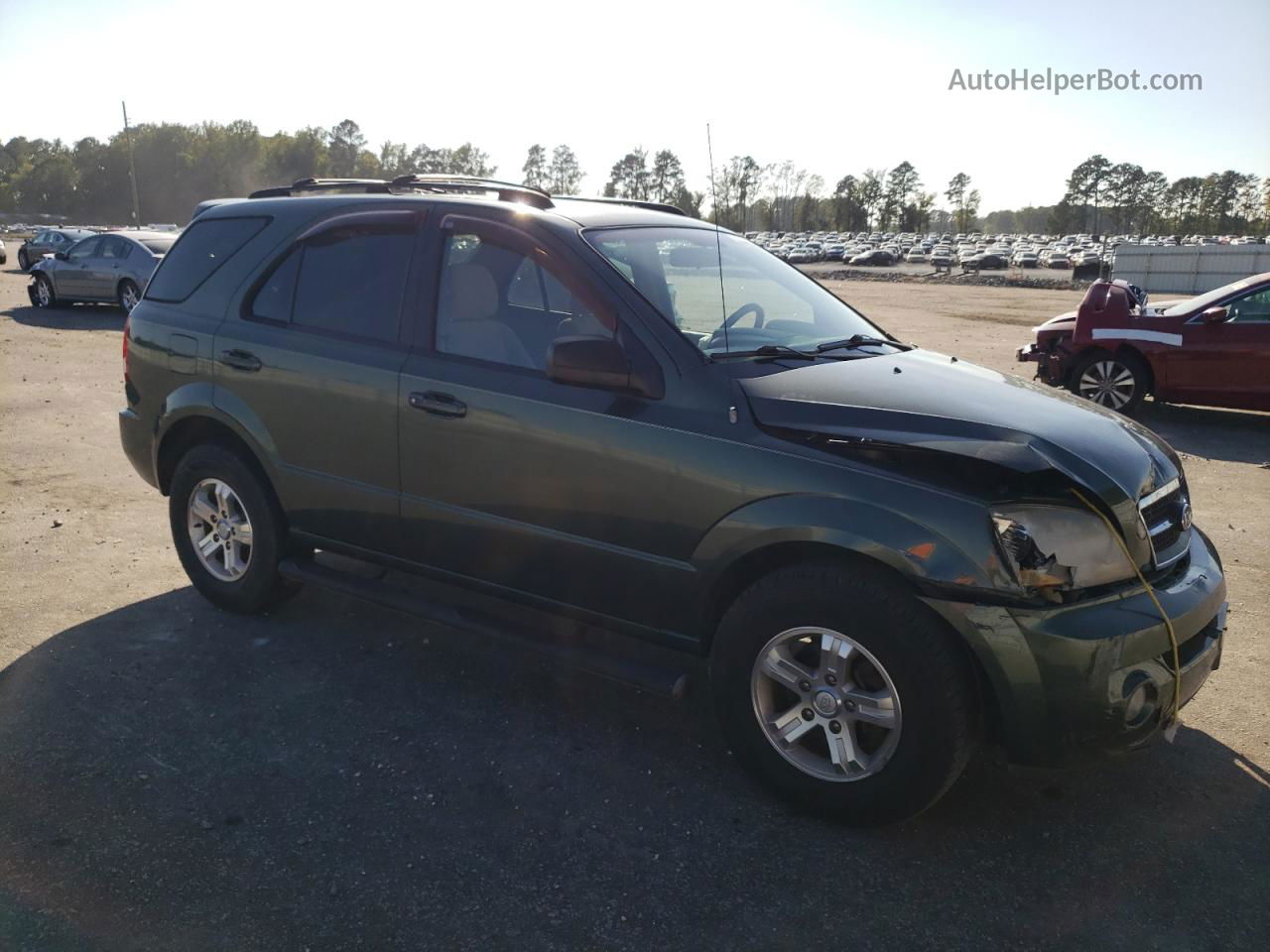 2006 Kia Sorento Ex Green vin: KNDJD733265509395