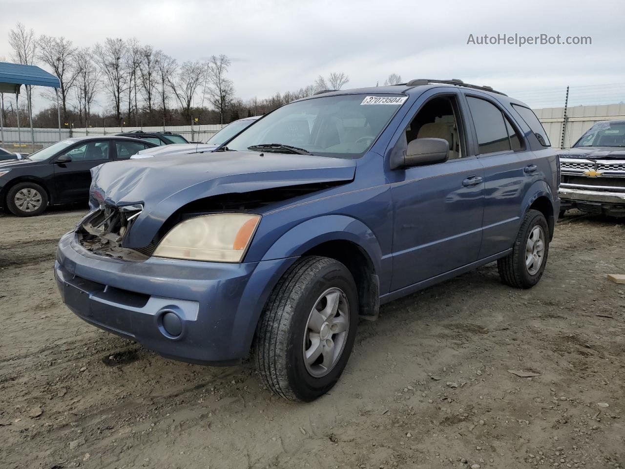 2006 Kia Sorento Ex Blue vin: KNDJD733265526598