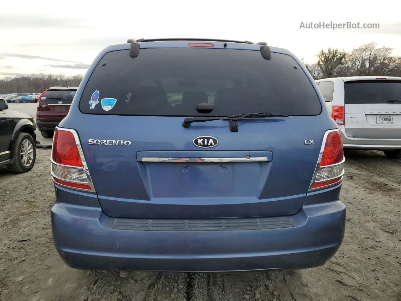 2006 Kia Sorento Ex Blue vin: KNDJD733265526598