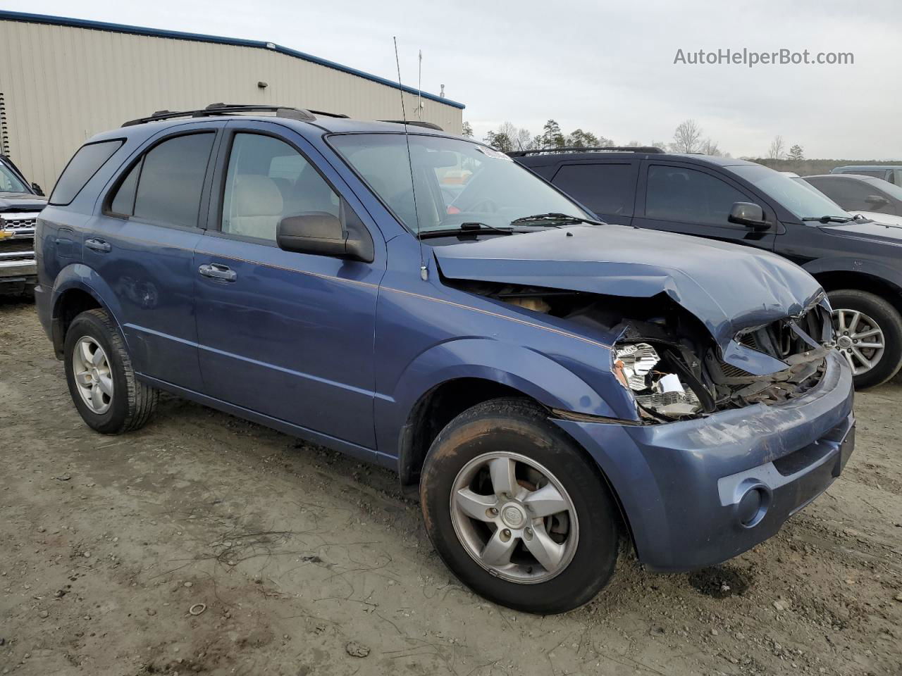 2006 Kia Sorento Ex Blue vin: KNDJD733265526598