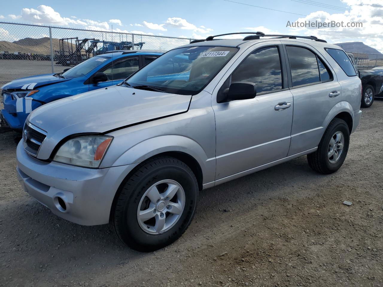 2006 Kia Sorento Ex Silver vin: KNDJD733265536967