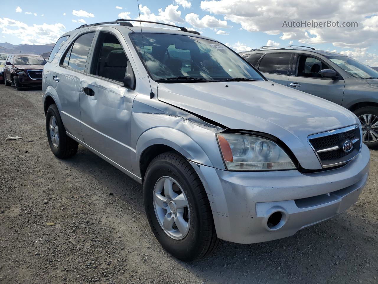 2006 Kia Sorento Ex Silver vin: KNDJD733265536967