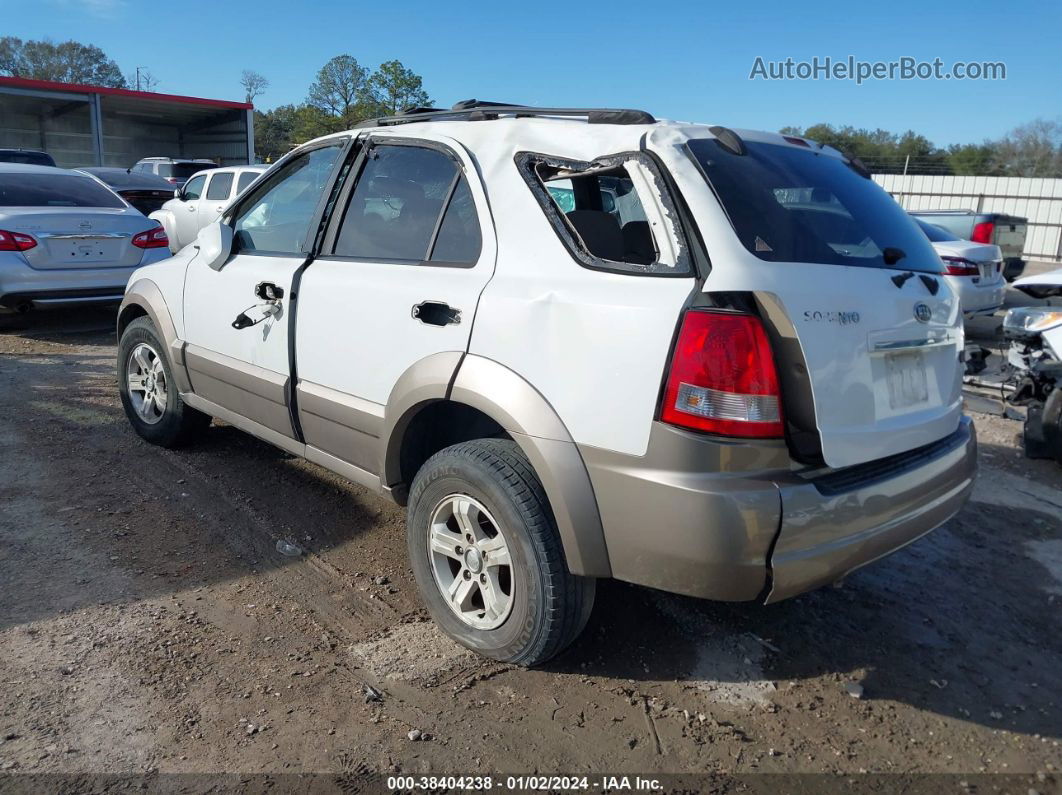 2006 Kia Sorento Ex/lx White vin: KNDJD733265571007