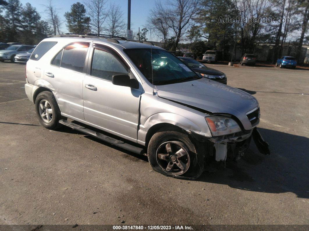 2006 Kia Sorento Ex/lx Silver vin: KNDJD733265598031