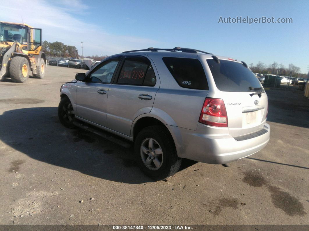 2006 Kia Sorento Ex/lx Silver vin: KNDJD733265598031