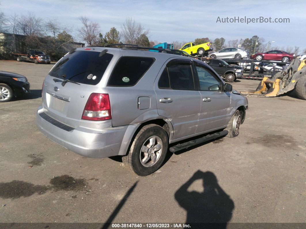 2006 Kia Sorento Ex/lx Silver vin: KNDJD733265598031