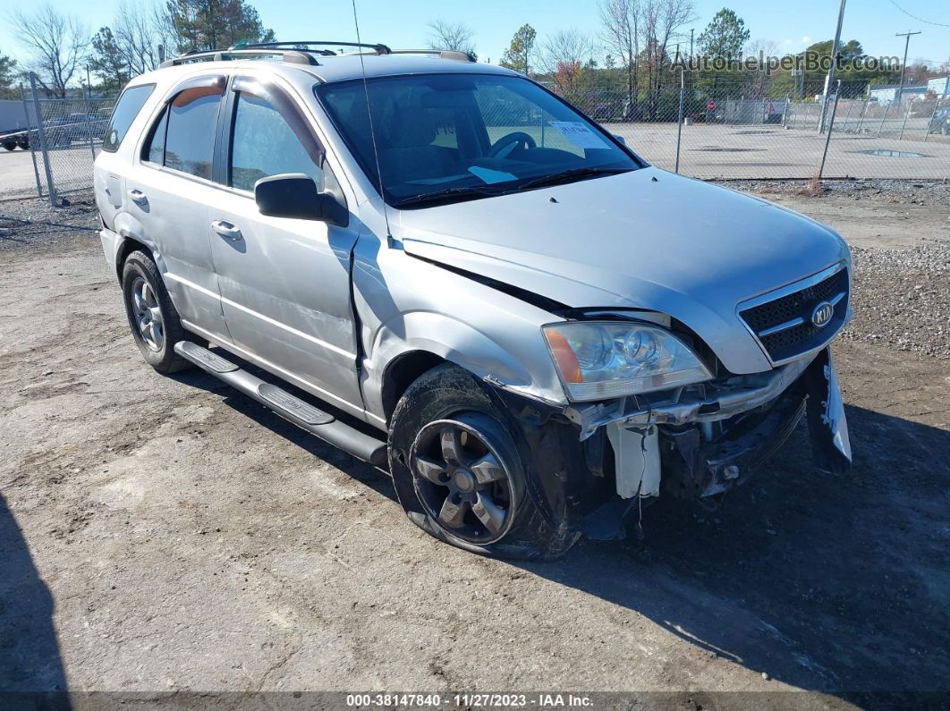 2006 Kia Sorento Ex/lx Silver vin: KNDJD733265598031