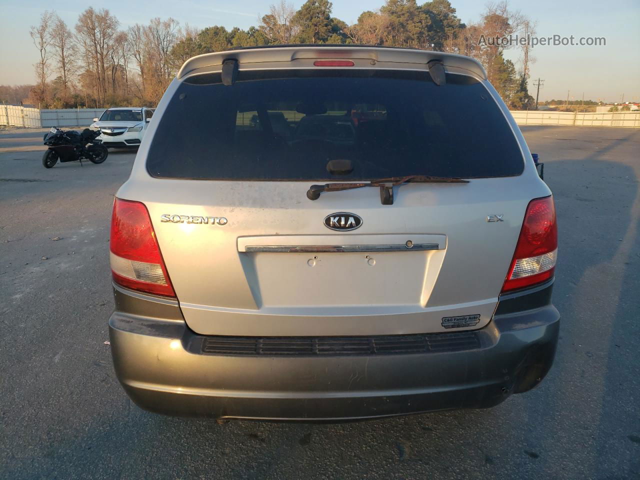 2006 Kia Sorento Ex Silver vin: KNDJD733265625700