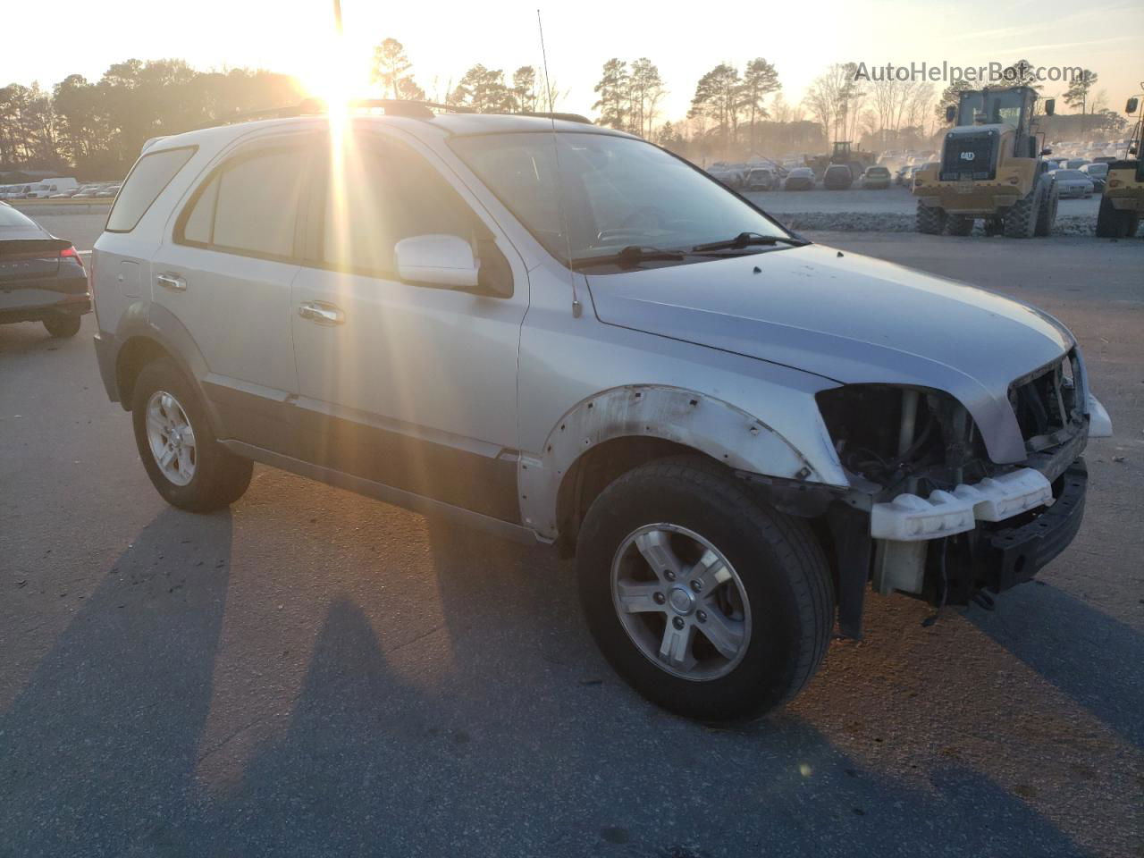 2006 Kia Sorento Ex Silver vin: KNDJD733265625700