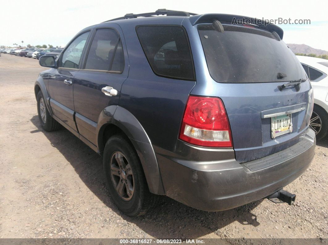 2006 Kia Sorento Lx/ex Blue vin: KNDJD733265652427