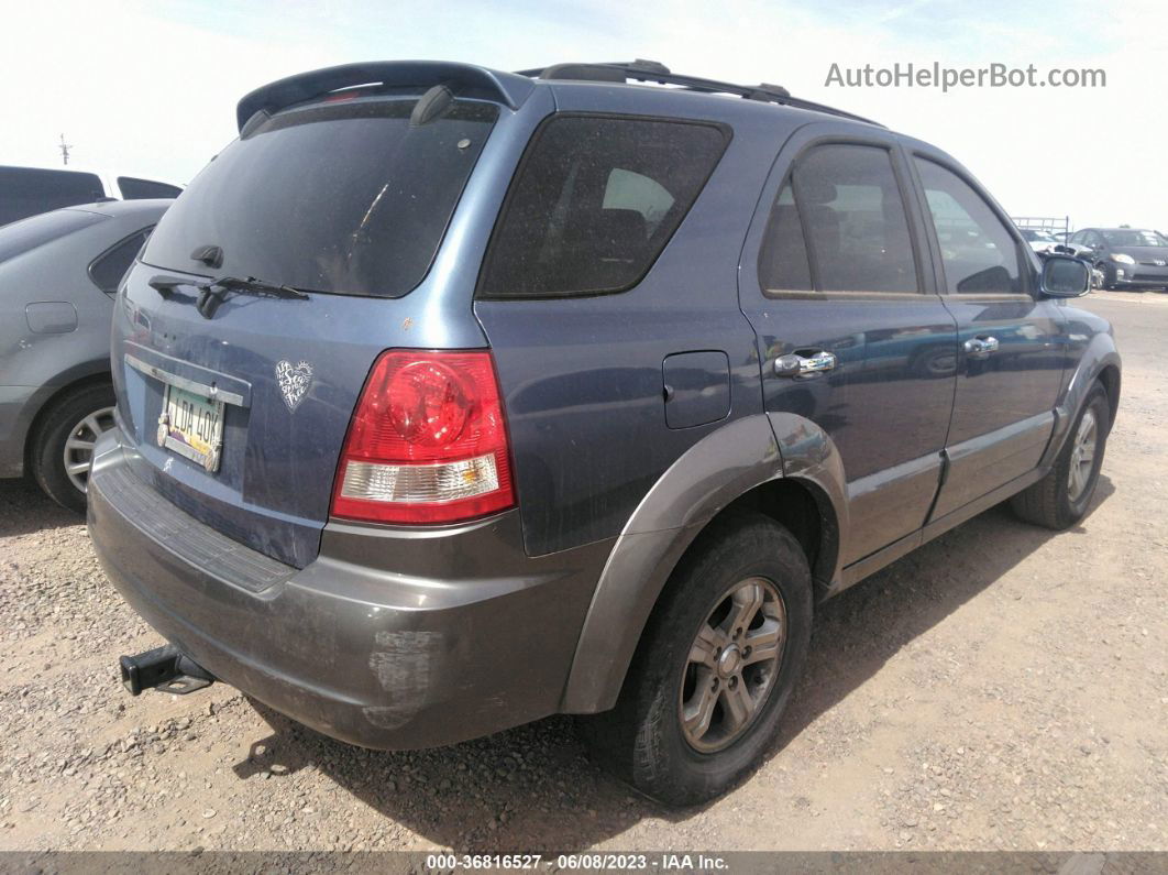 2006 Kia Sorento Lx/ex Blue vin: KNDJD733265652427