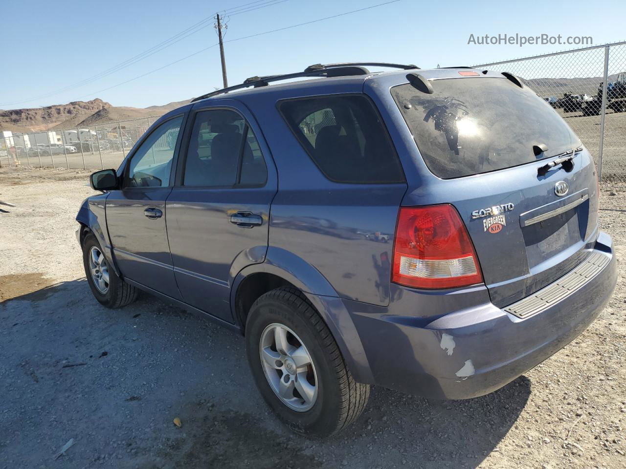 2006 Kia Sorento Ex Blue vin: KNDJD733365600918