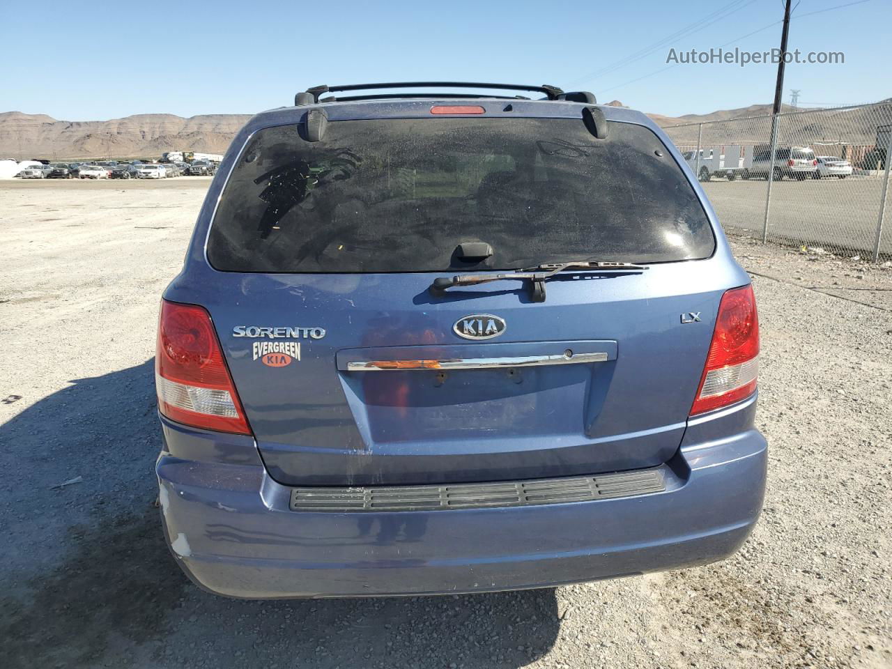 2006 Kia Sorento Ex Blue vin: KNDJD733365600918