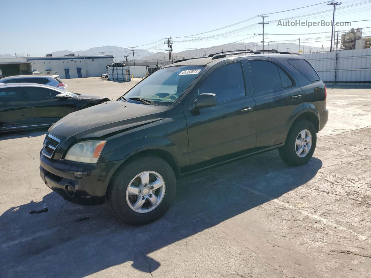 2006 Kia Sorento Ex Черный vin: KNDJD733465578704