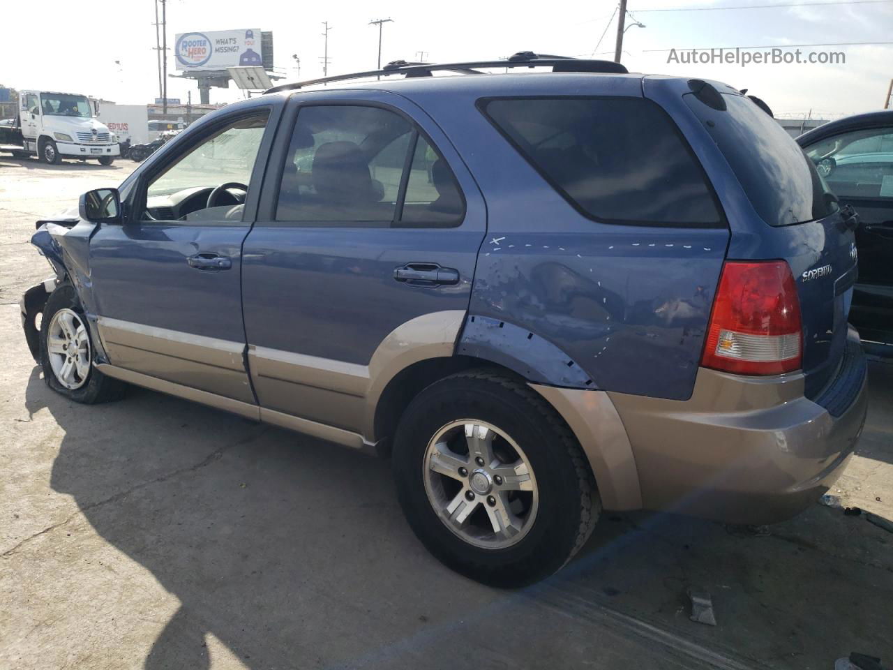 2006 Kia Sorento Ex Blue vin: KNDJD733465651523