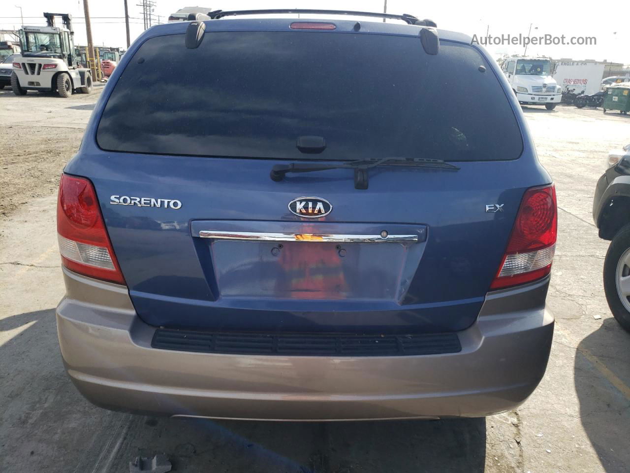 2006 Kia Sorento Ex Blue vin: KNDJD733465651523