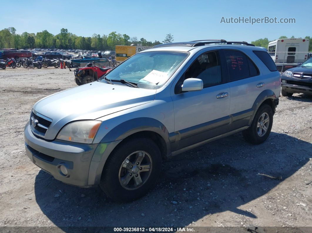 2006 Kia Sorento Ex/lx Silver vin: KNDJD733565531150