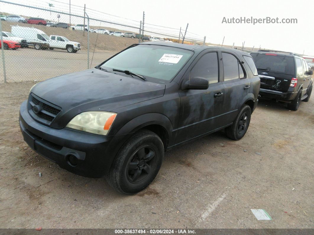 2006 Kia Sorento Ex/lx Black vin: KNDJD733565612214