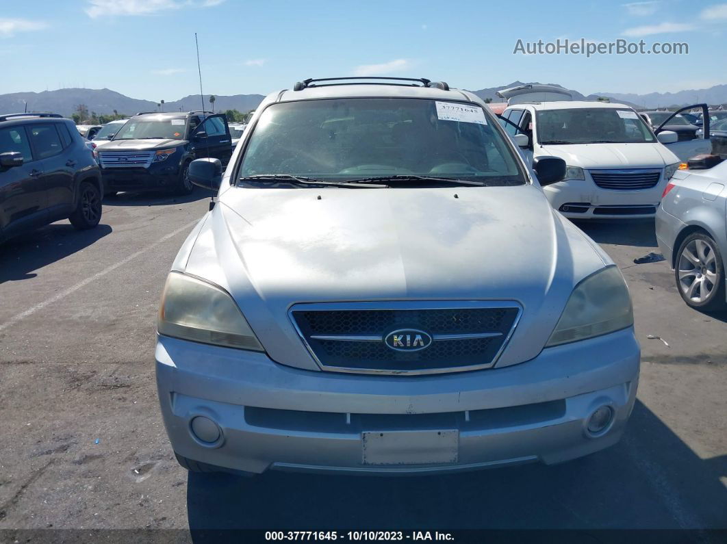 2006 Kia Sorento Ex/lx Silver vin: KNDJD733565650641