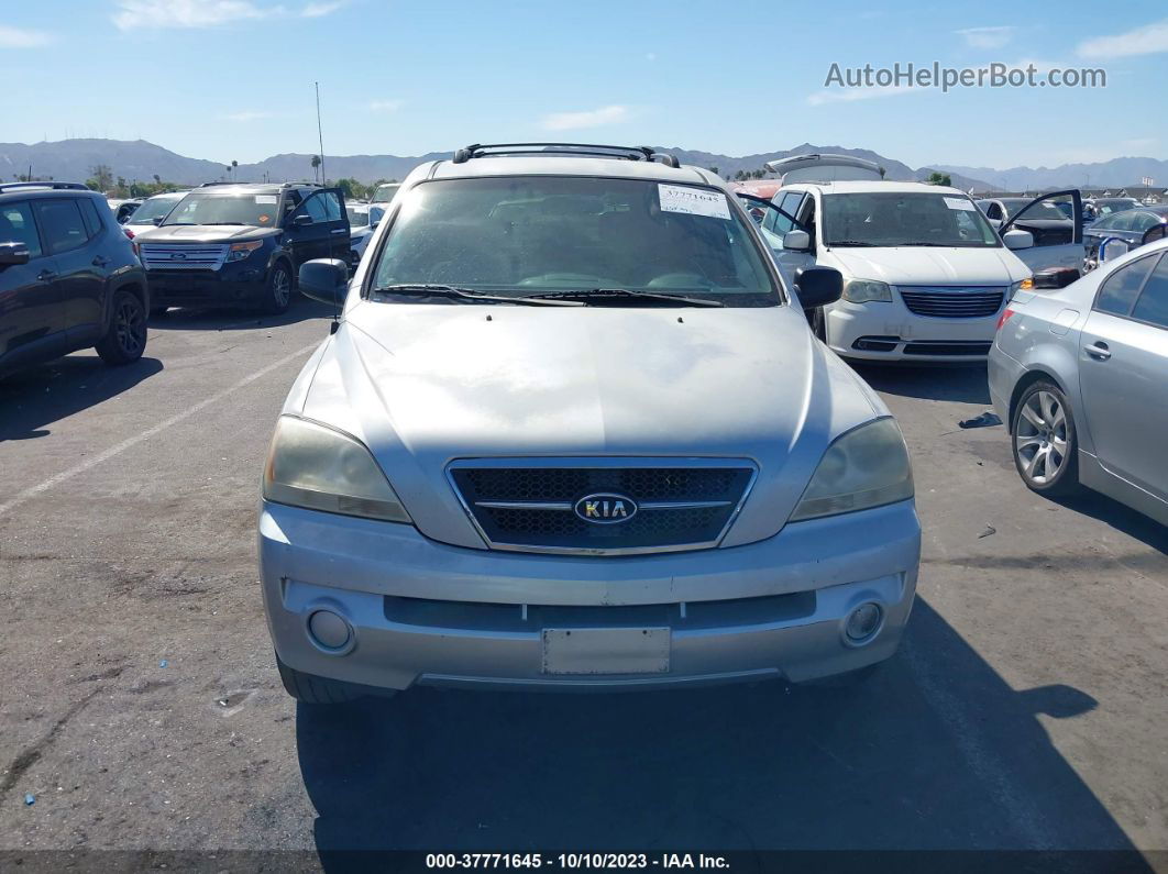 2006 Kia Sorento Ex/lx Silver vin: KNDJD733565650641