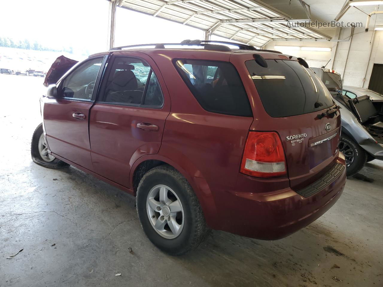 2006 Kia Sorento Ex Maroon vin: KNDJD733665587646