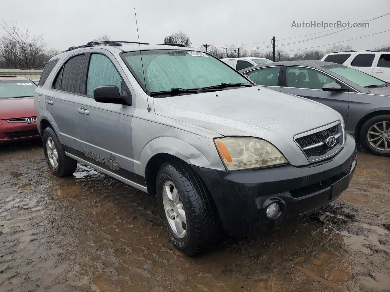 2006 Kia Sorento Ex Серебряный vin: KNDJD733665589039