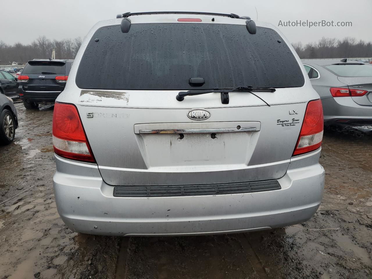 2006 Kia Sorento Ex Серебряный vin: KNDJD733665589039