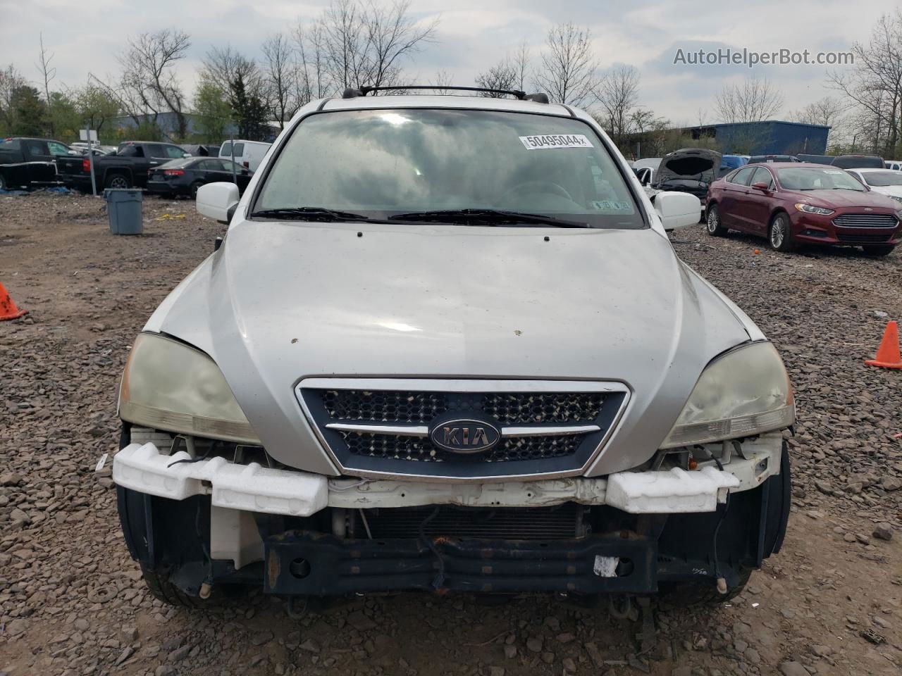 2006 Kia Sorento Ex White vin: KNDJD733665597996