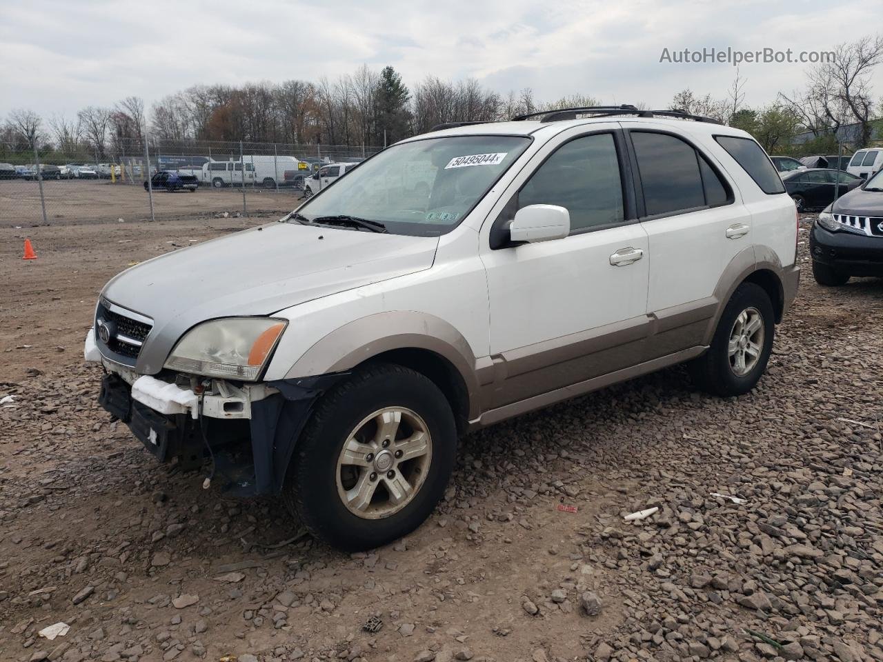 2006 Kia Sorento Ex Белый vin: KNDJD733665597996