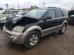 2006 Kia Sorento Ex Черный vin: KNDJD733665623741